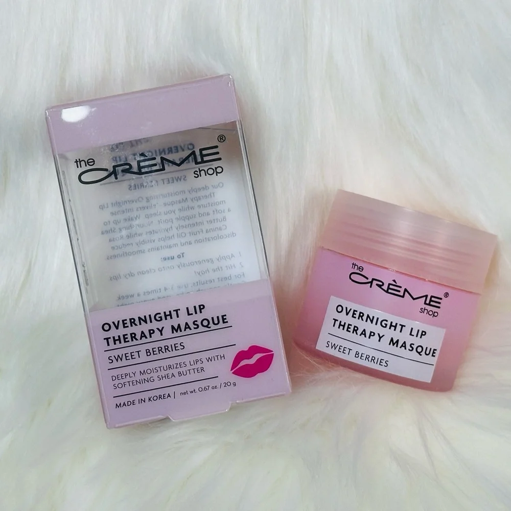 The Crème Shop Overnight Lip Therapy Masque - Sweet Berries